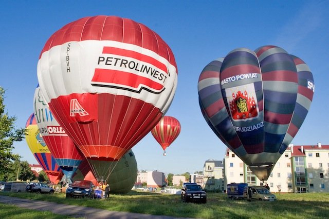 Balonowy zawrót głowy nad Elblągiem