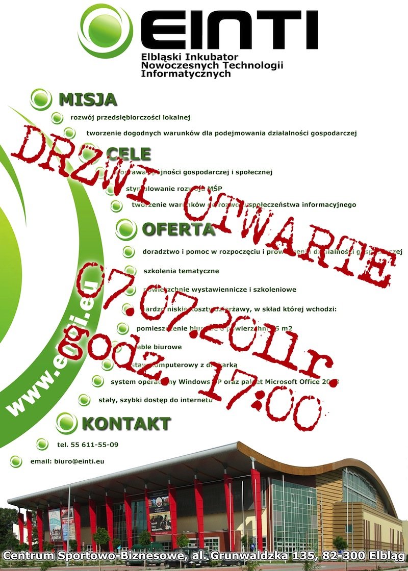 Drzwi otwarte. Zapoznaj się z ofertą inkubatora
