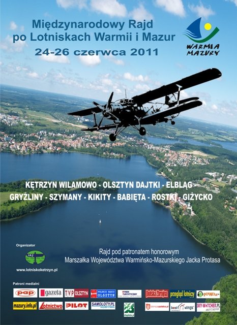 Lotnisko w Elblągu na trasie międzynarodowego rajdu