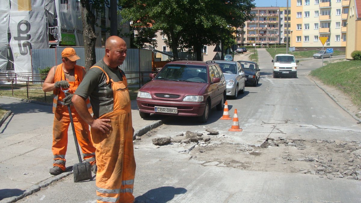 Połatali dziury na Daszyńskiego