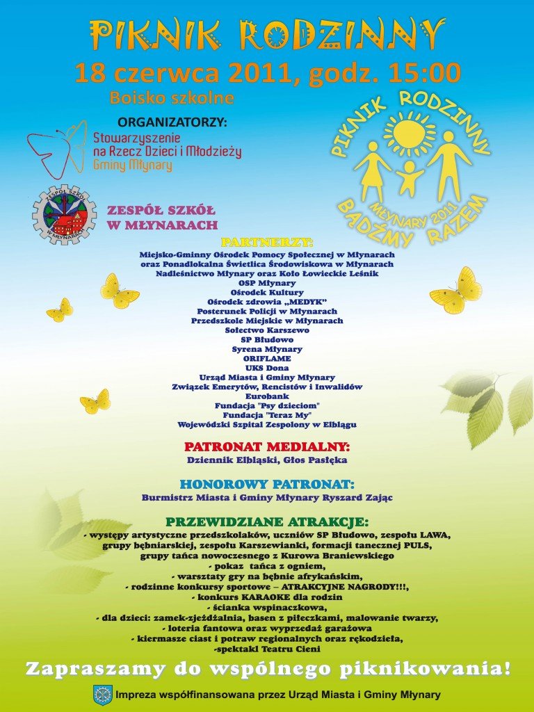 Piknik Rodzinny w Młynarach