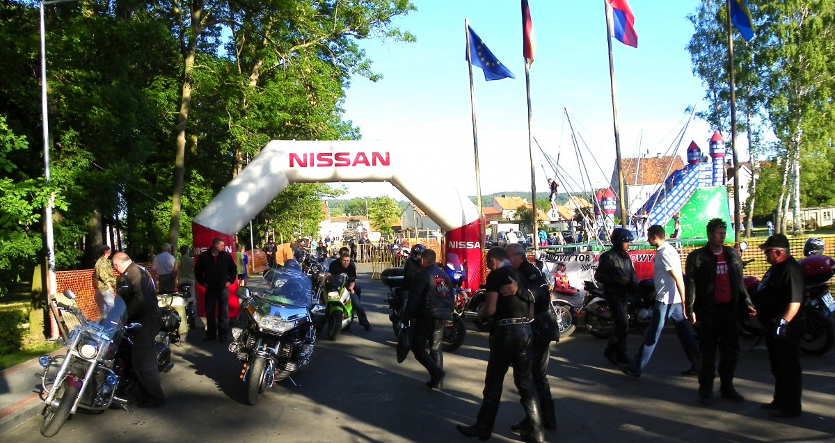 Motocykliści przyjechali do Tolkmicka