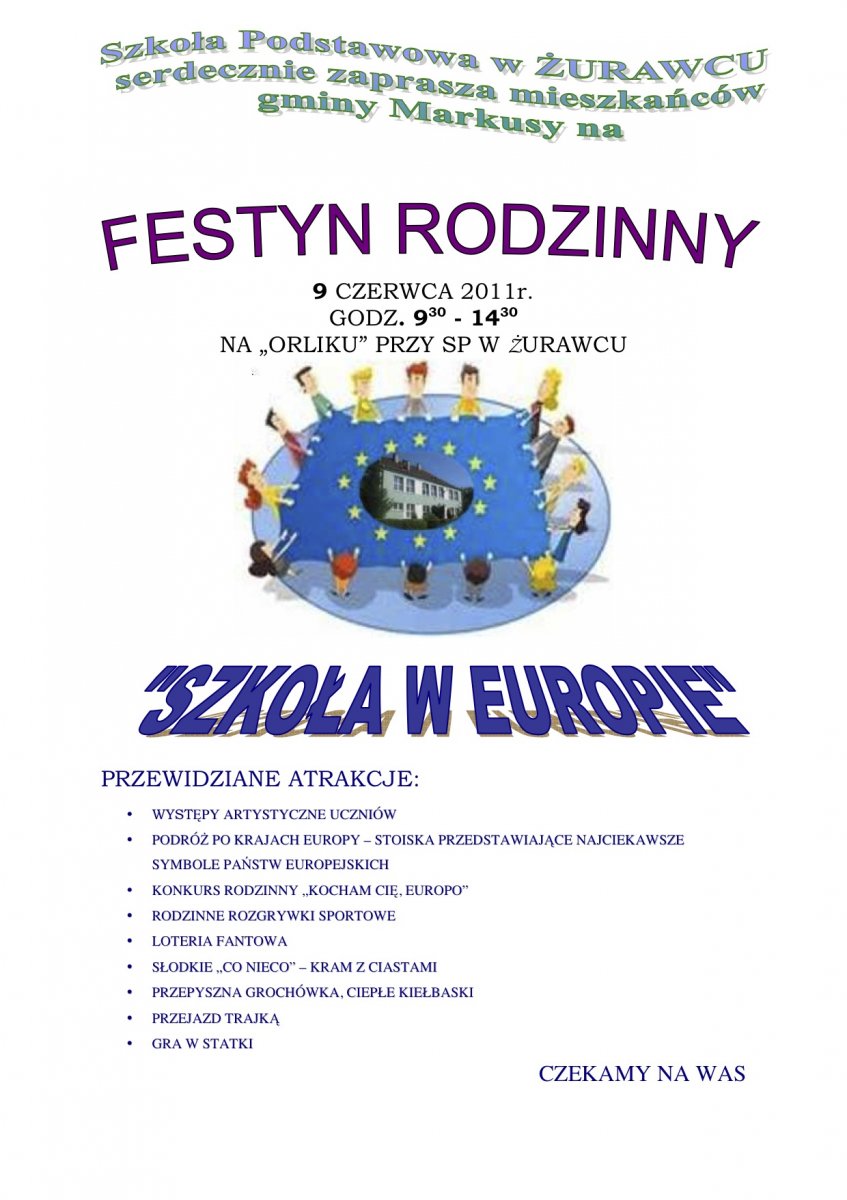 W podróż po Europie zabiorą nas uczniowie SP w Żurawcu