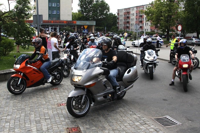 Motocykliści odwiedzili Elbląg
