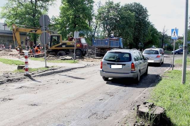 Wstrzymany ruch na skrzyżowaniu Kościuszki i Chrobrego