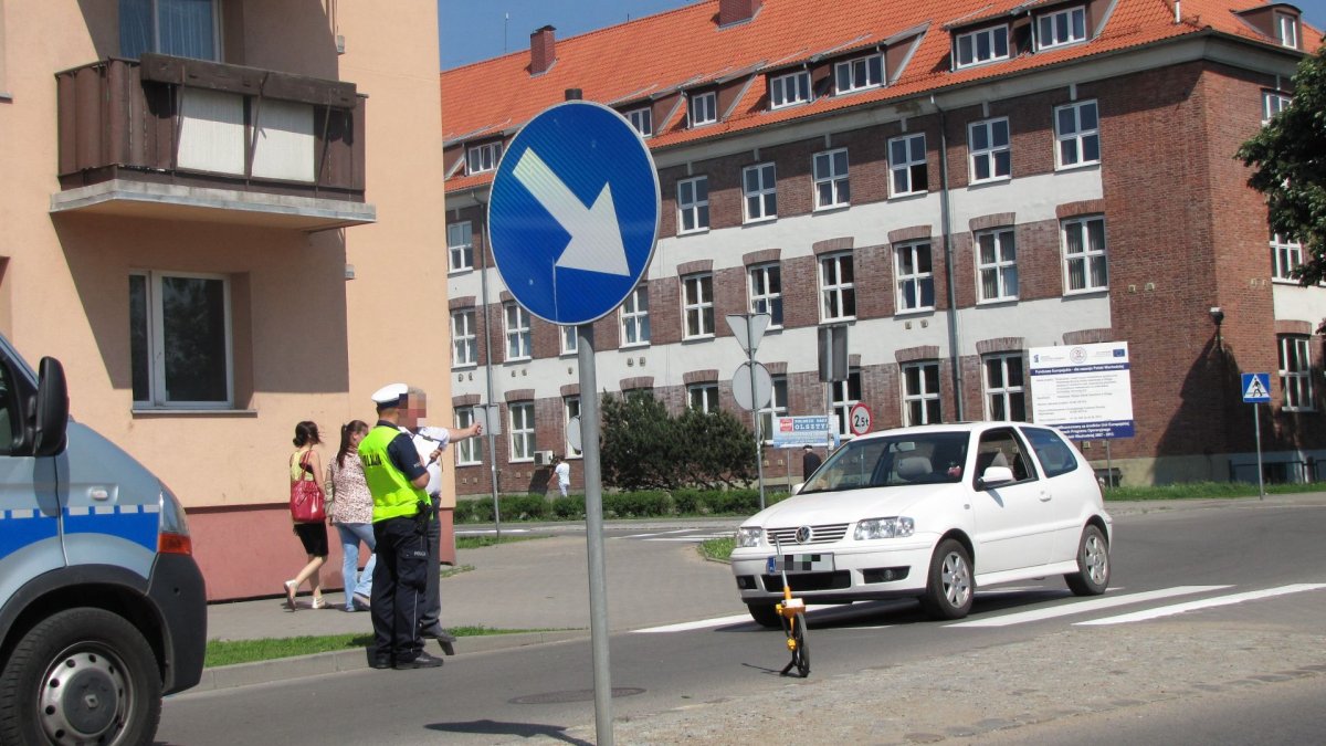 Potrącił staruszkę na pasach. 