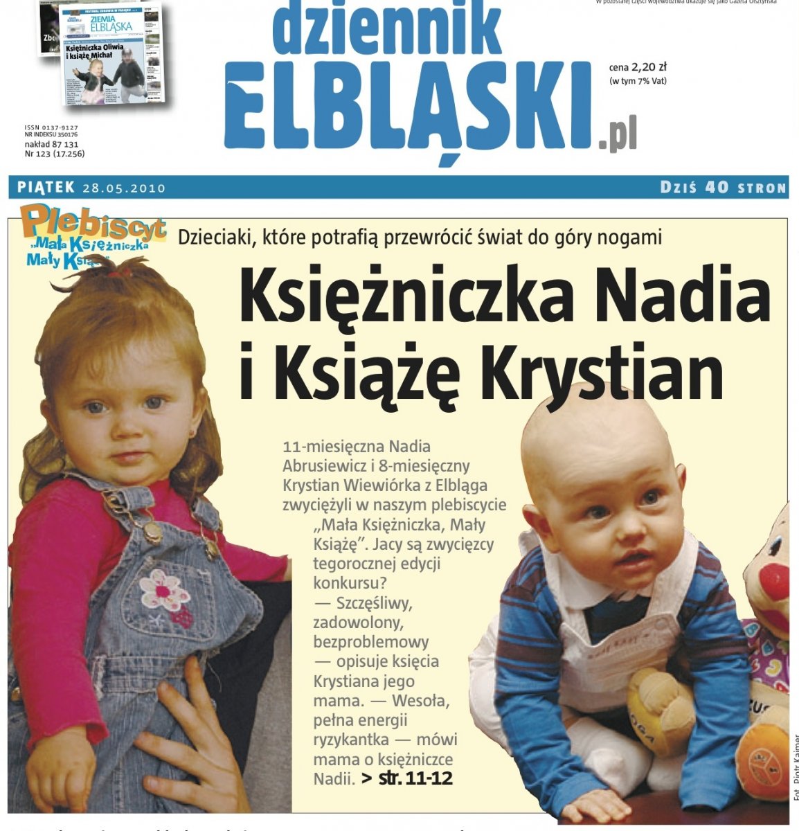 Ostatni dzień głosowania na Małego Księcia i Małą Księżniczkę