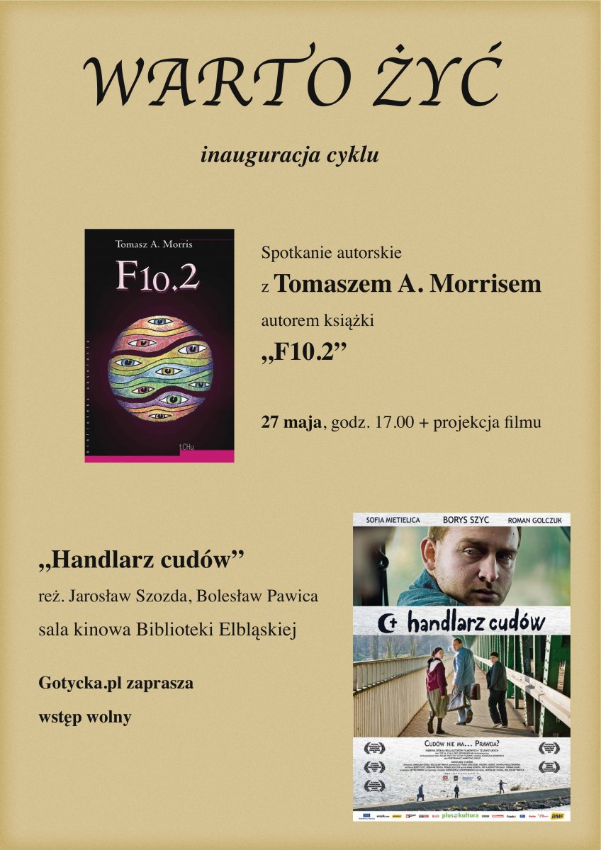 Warto żyć- nowy cykl w Bibliotece Elbląskiej