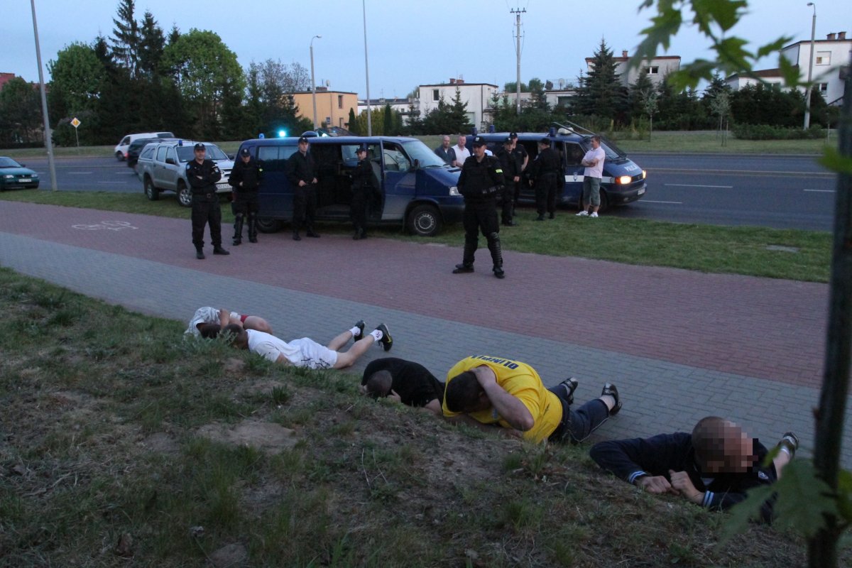 Chciał pobić kibiców na ulicy. Dobrowolnie poddał się karze