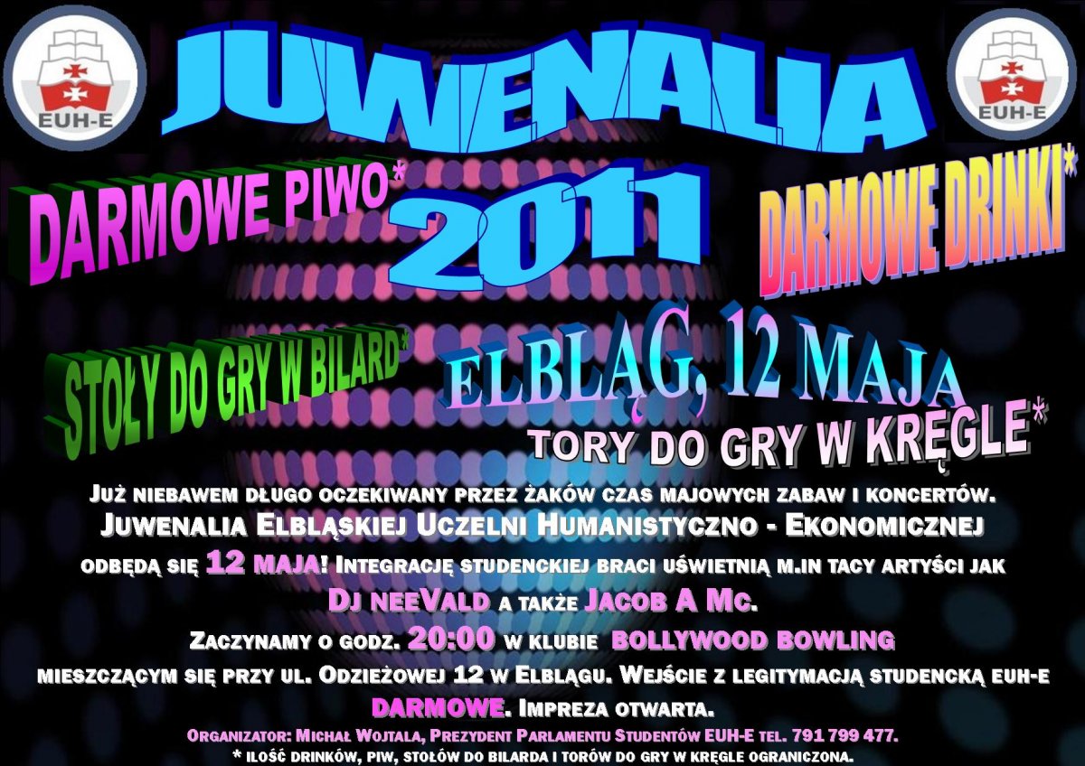 Juwenalia studentów Elbląskiej Uczelni Humanistyczno-Ekonomicznej