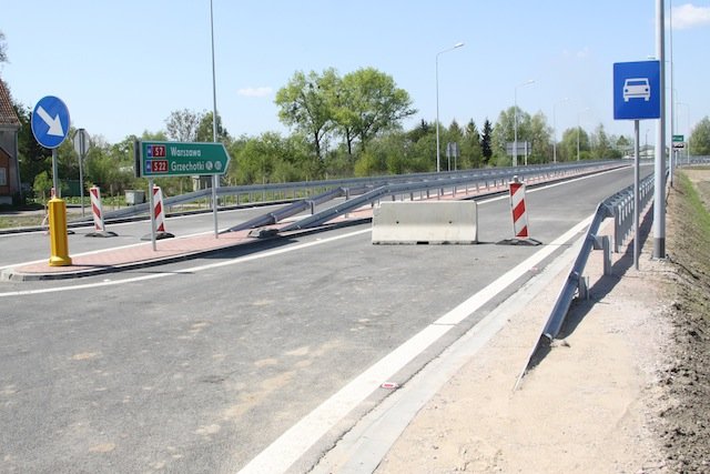 Węzeł Raczki może być czynny już od piątku  