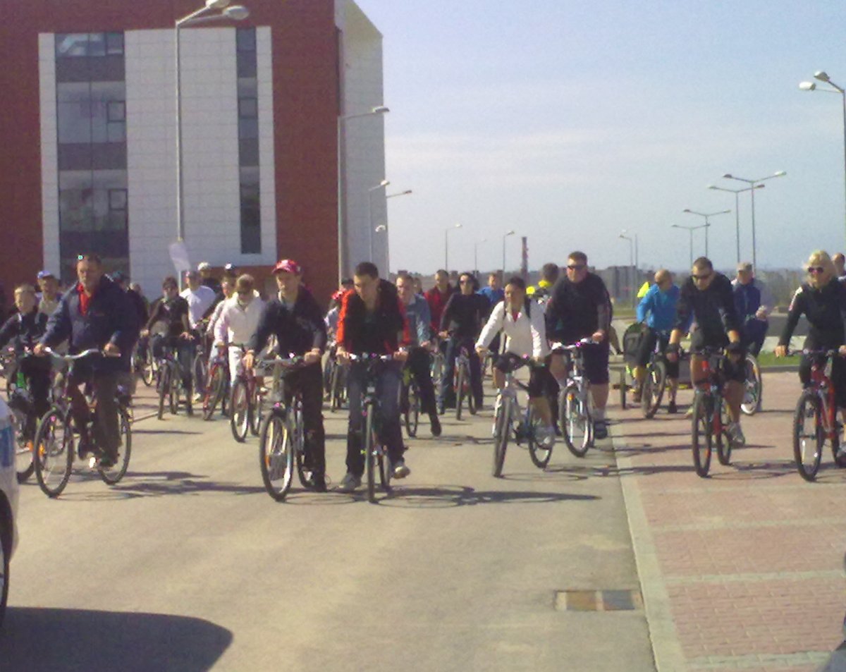 Rowerzyści wyruszyli dla Jana Pawła II 