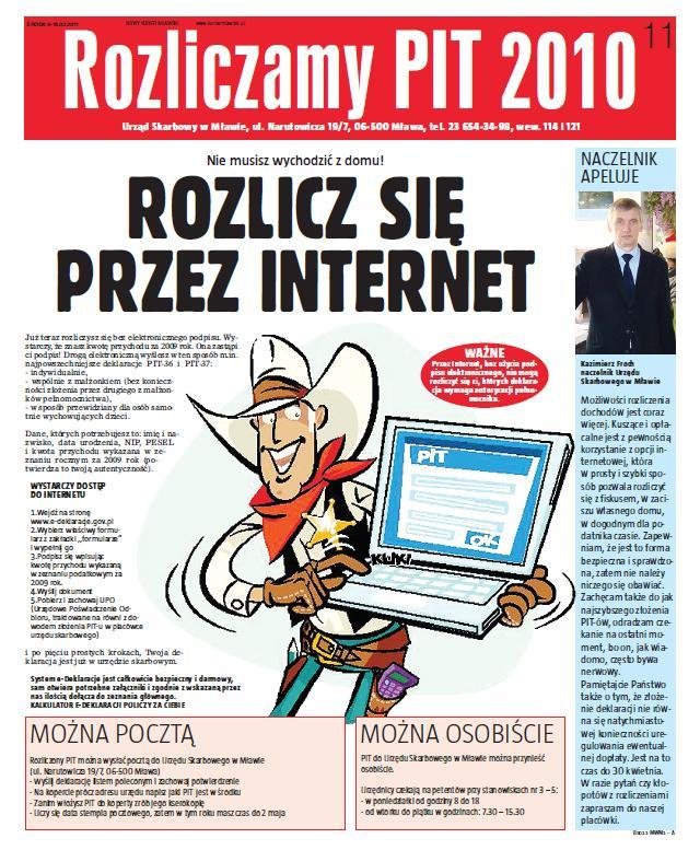 Urzędnik skarbówki pokaże, jak rozliczyć PIT-a drogą elektroniczną