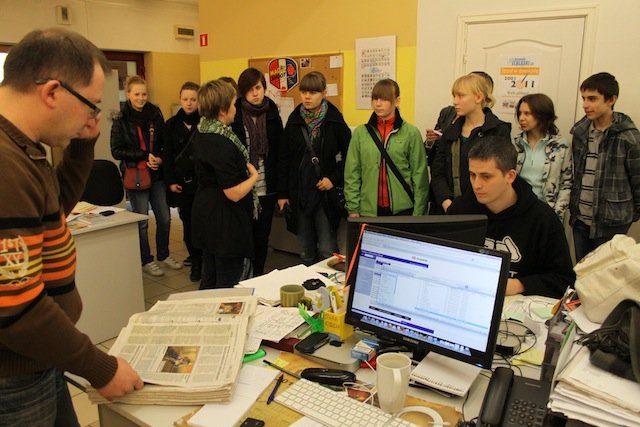 Mili goście w redakcji Dziennika Elbląskiego