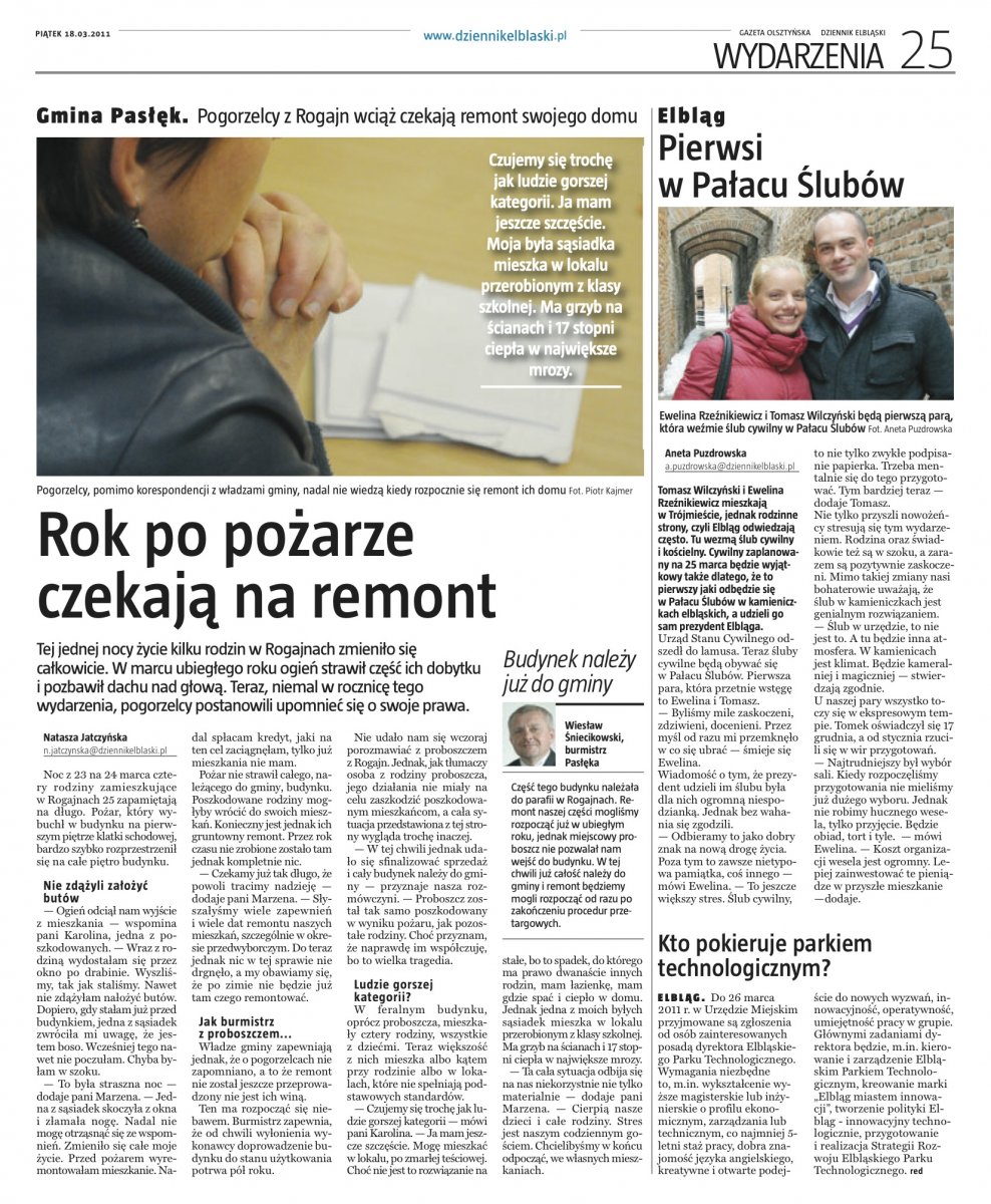 Pogorzelcy z Rogajn zapomniani przez władze? Proboszcz odpowiada