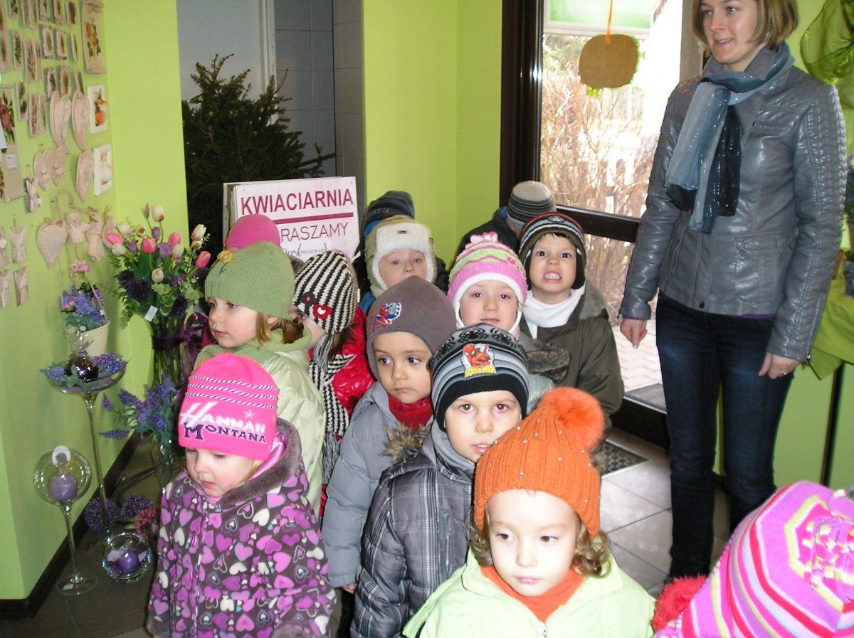 Napisali do nas: Przedszkolaki odwiedziły kwiaciarnię