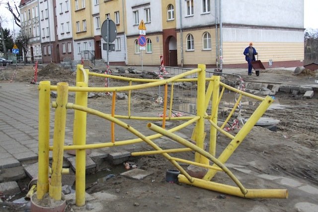 Traugutta: Remont ulicy odciął klientom dostęp do sklepów