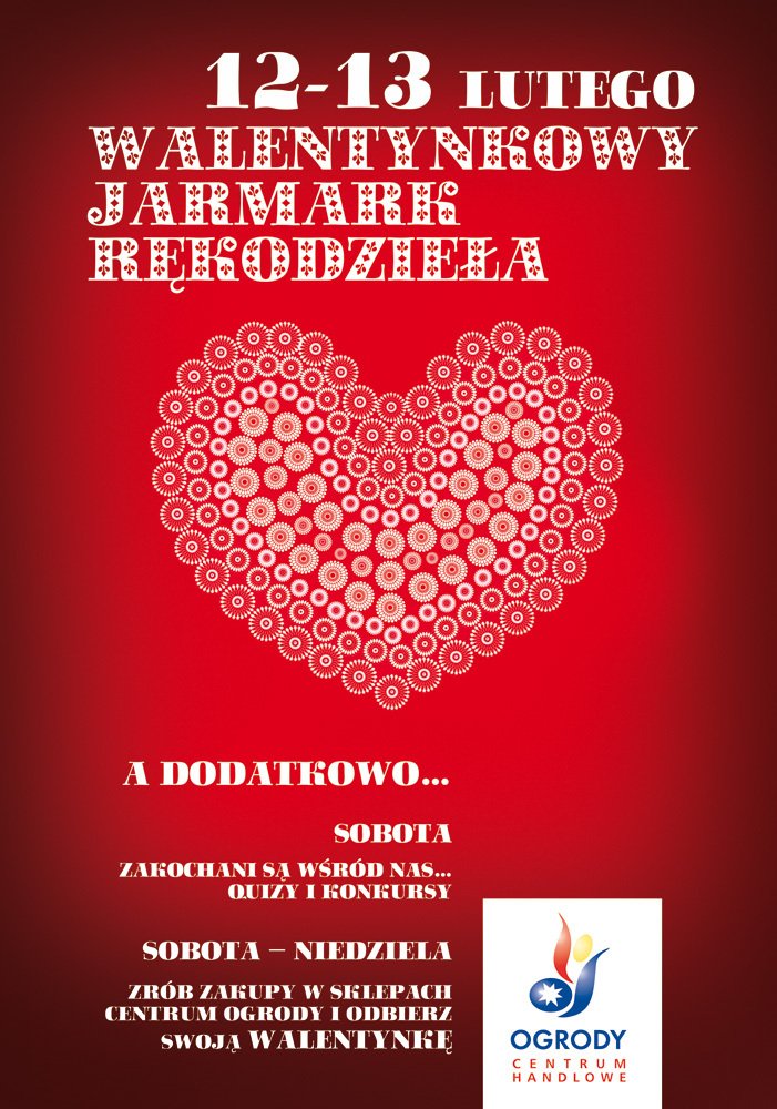 Walentynkowy Jarmark Rękodzieła w Ogrodach