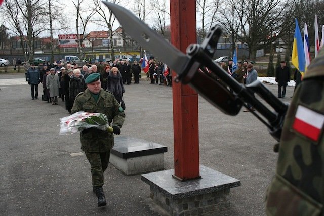 Uroczystości rocznicowe pod Pomnikiem Żołnierzy Armii Czerwonej