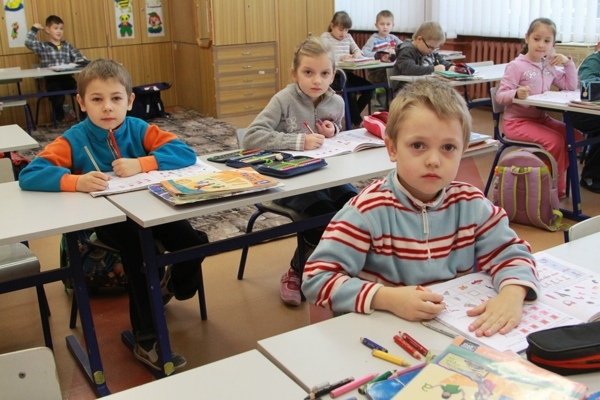 Elbląscy pierwszoklasiści - dzisiaj pierwszaki z SP 23