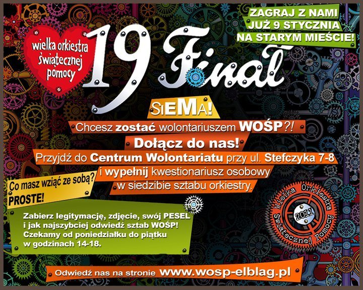 Finał Wielkiej Orkiestry już 9 stycznia  