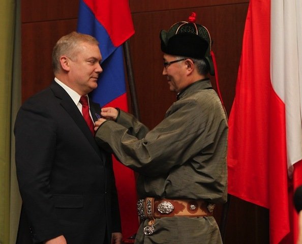 Gorczyca odznaczony medalem Przyjaźni Mongolii