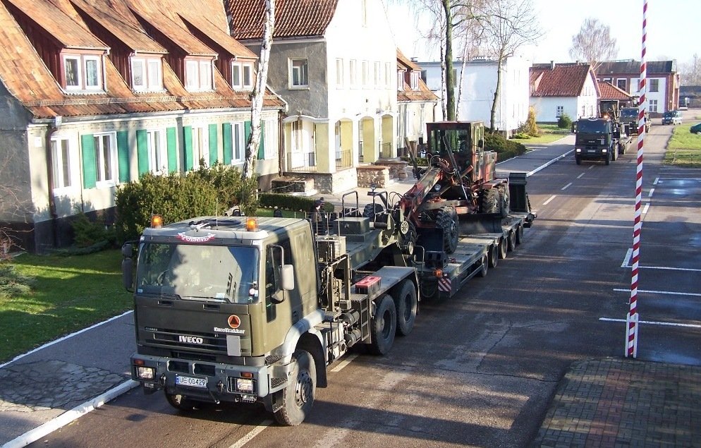 Sprzęt z Elbląga wywożą do Malborka
