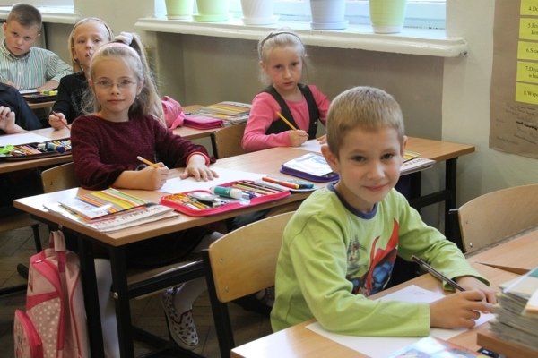 Uczniowie z pierwszych klas - dzisiaj w internecie i Dzienniku Elbląskim