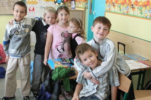 Uczniowie z pierwszych klas - dzisiaj w internecie i Dzienniku Elbląskim