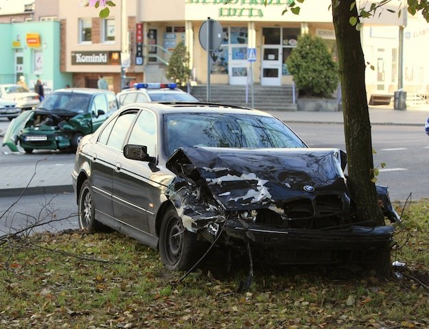 Wymusił pierwszeństwo, doszło do kolizji