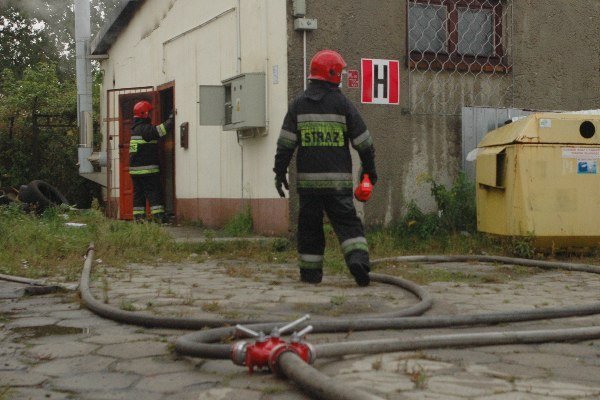 Pożar w stolarni przy Grochowskiej
