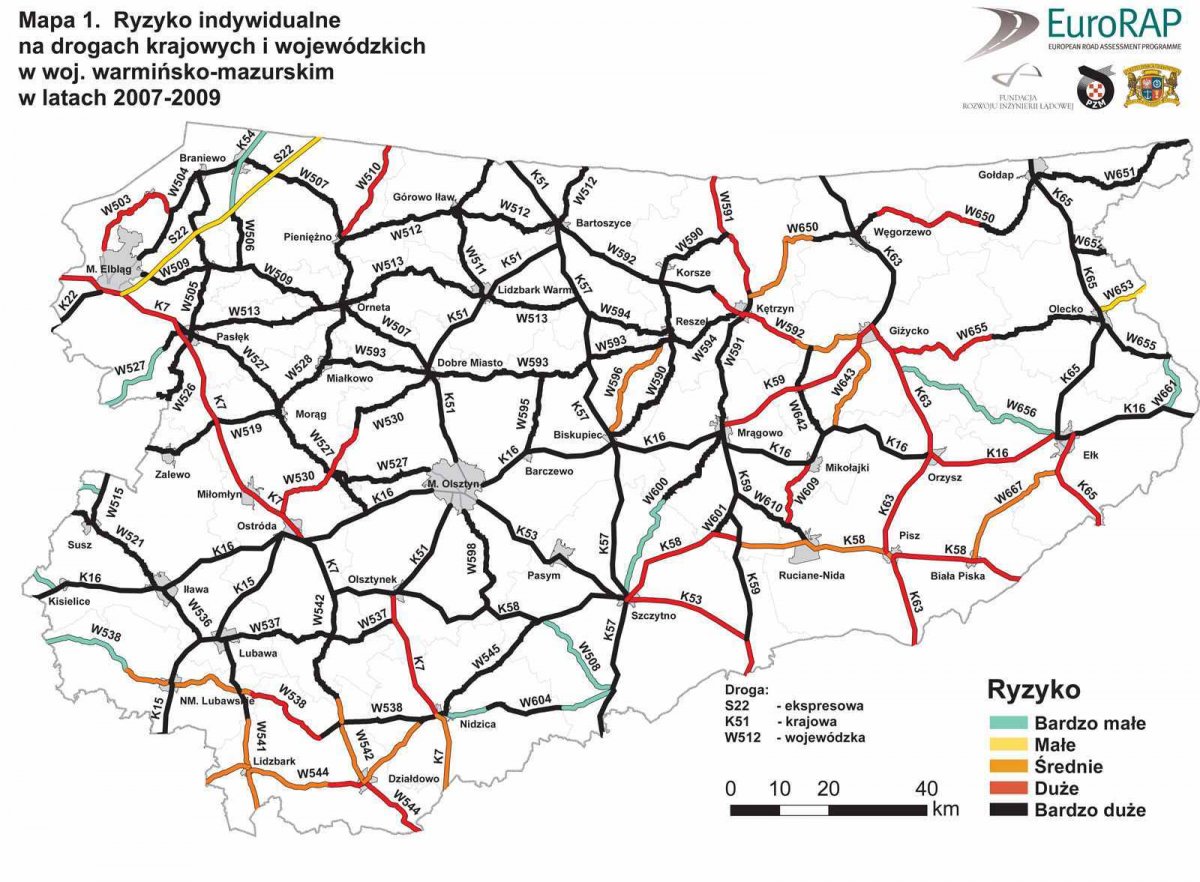 Region to już nie czarne punkty, a całe czarne drogi 