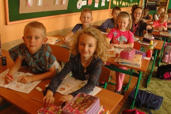 Uczniowie z pierwszych klas - w internecie i Dzienniku Elbląskim
