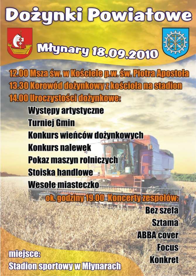 Dożynki powiatowe - świetna zabawa do drugiej w nocy