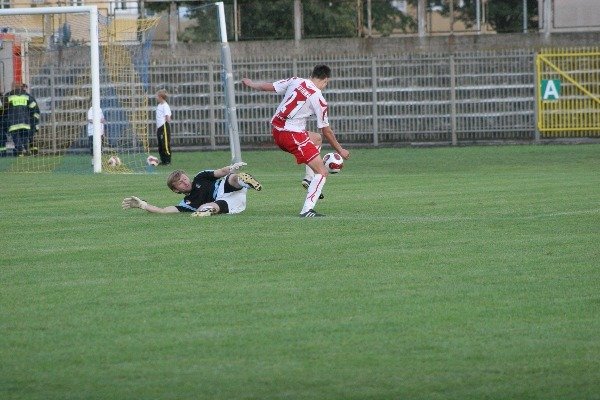 Puchar Polski: Olimpia Elbląg - ŁKS 1:2. Zobacz, co zrobił Khintuba!
