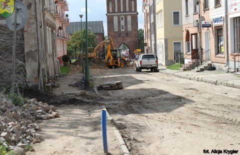 Przebudowa ulic Starego Miasta w Pasłęku