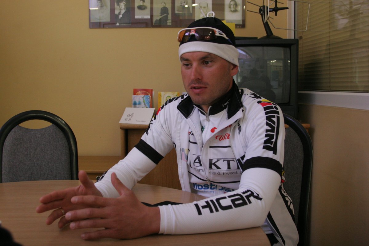 Adam Wadecki walczy o Tour de Pologne  