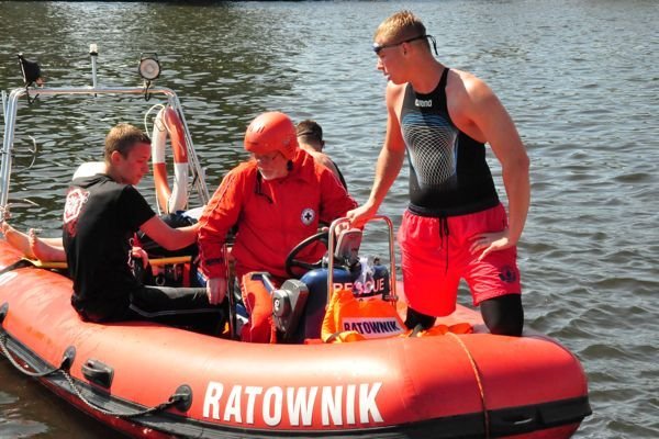 Pokaz ratownictwa wodnego podczas Dni Elbląga
