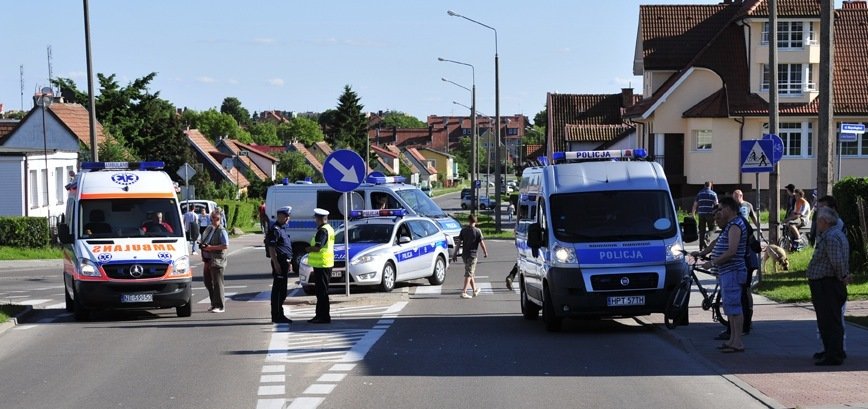 Potrącił dziewczynki przy przejściu dla pieszych przy ulicy Konopnickiej