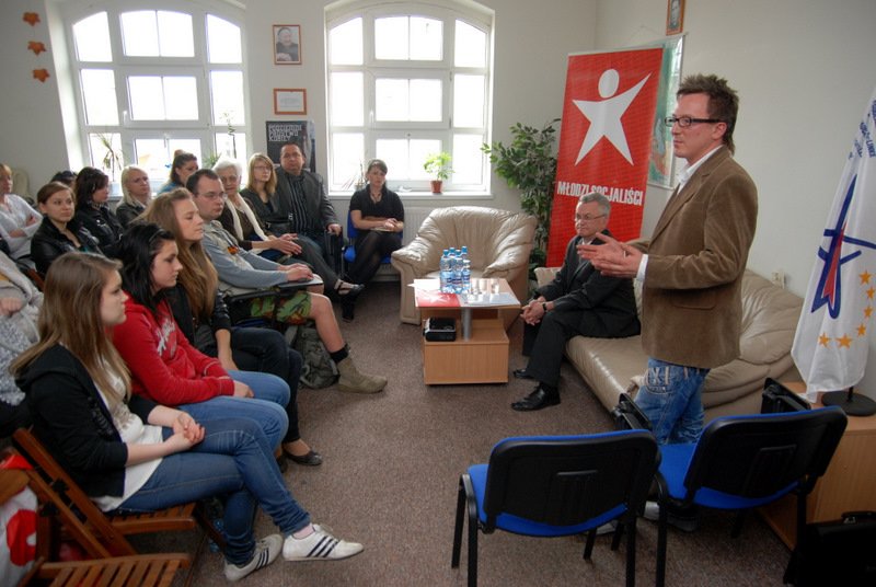 Prezydent Henryk Słonina gościem Młodych Socjalistów  
