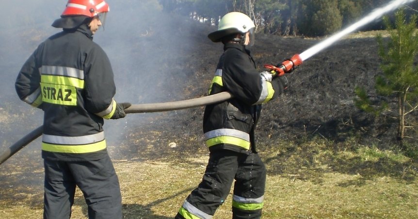 Siedem rodzin w pożarze w Kamionku Wielkim straciło dach nad głową