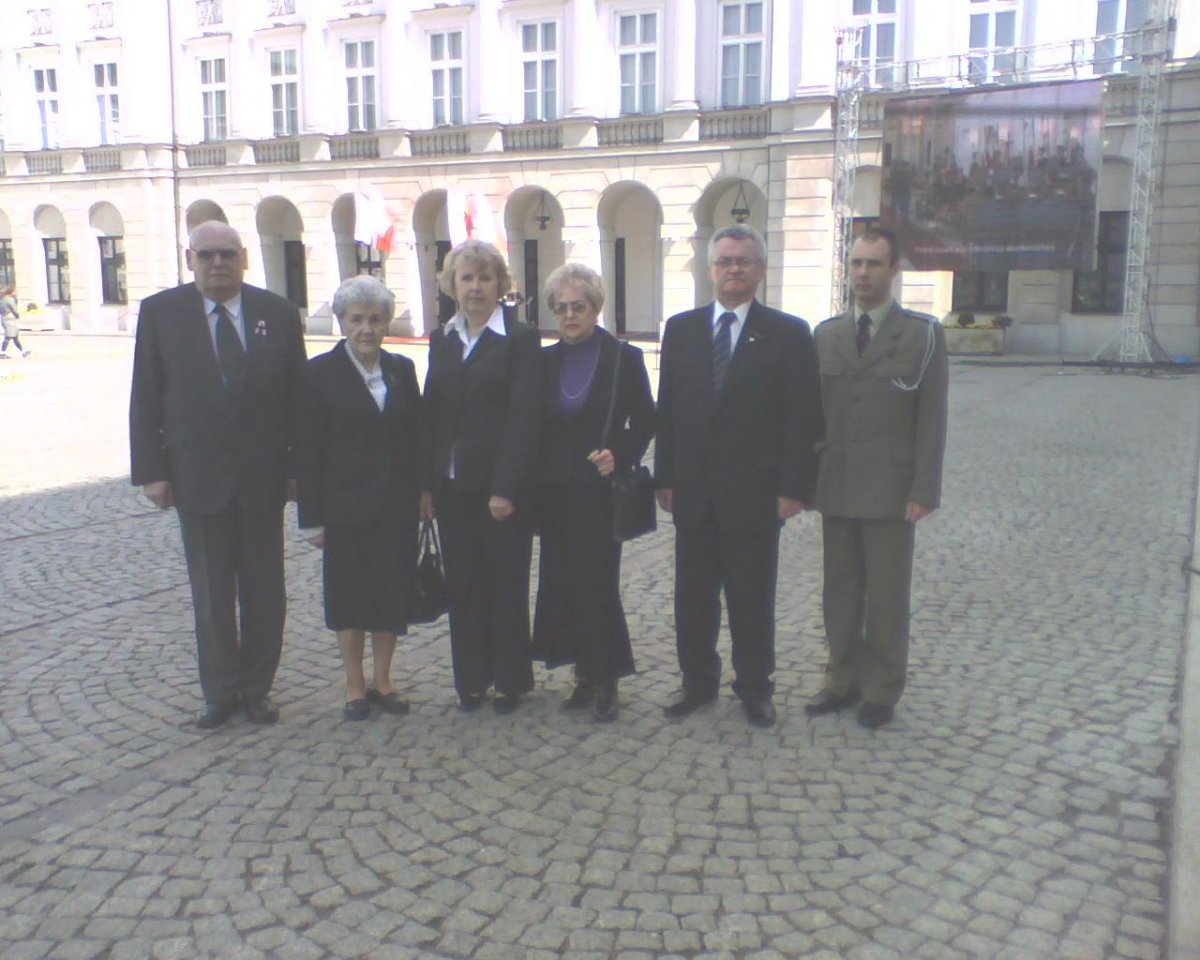Elbląska delegacja na czele z prezydentem Henrykiem Słoniną  w Pałacu Prezydenckim 