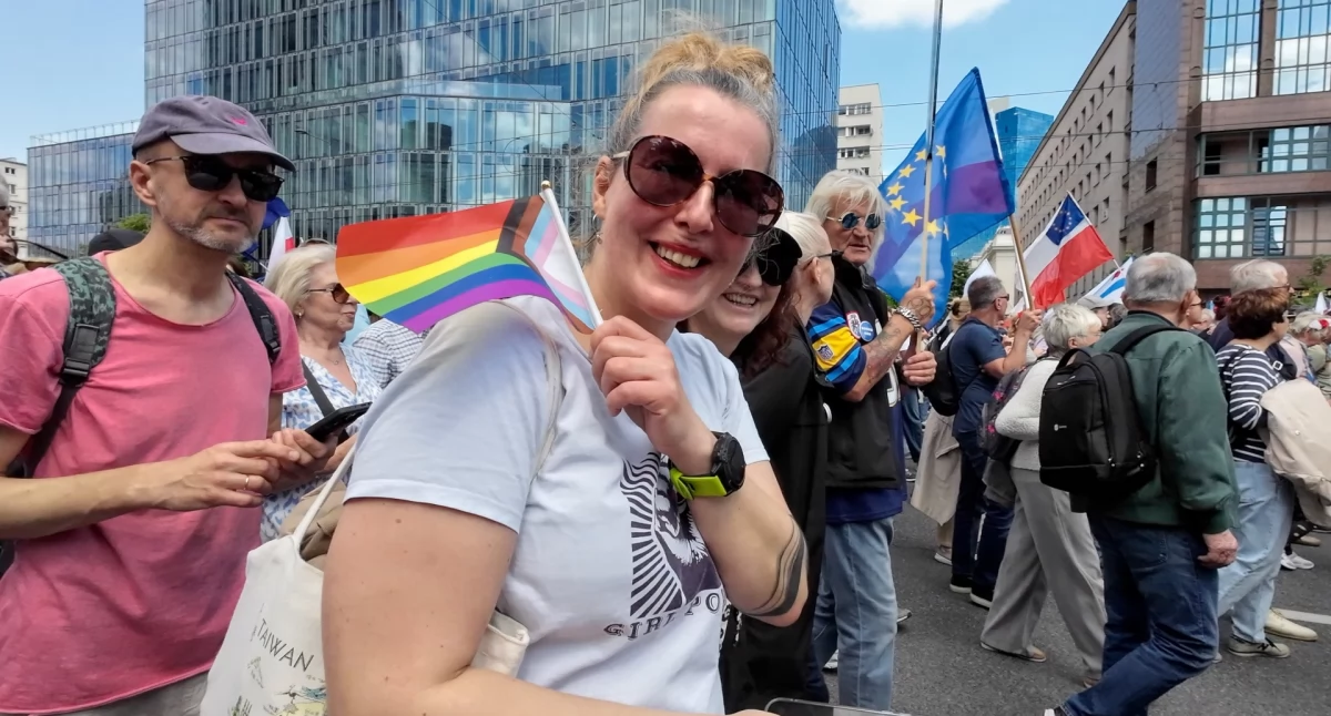 Wielki Marsz Patriotów. Co mówią zwolennicy Rafała Trzaskowskiego?