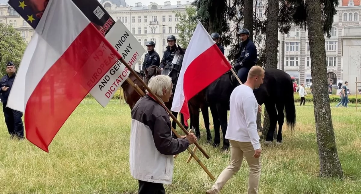 Stop imigracji! - manifestacja w Warszawie
