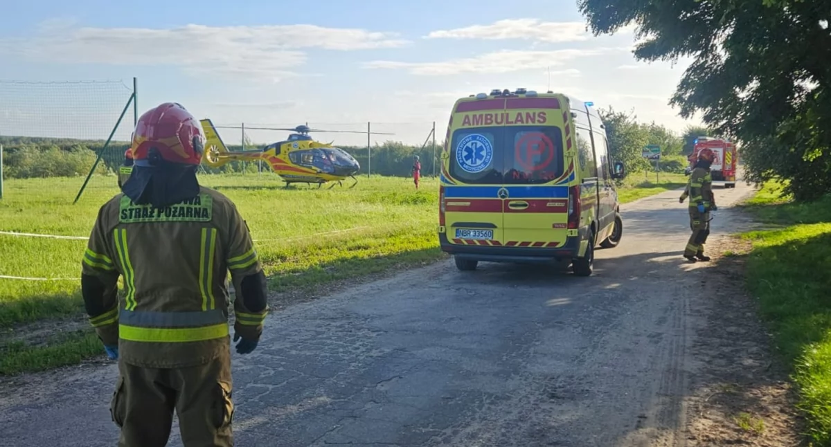 Motocyklista potrącił dwie 6-letnie siostry