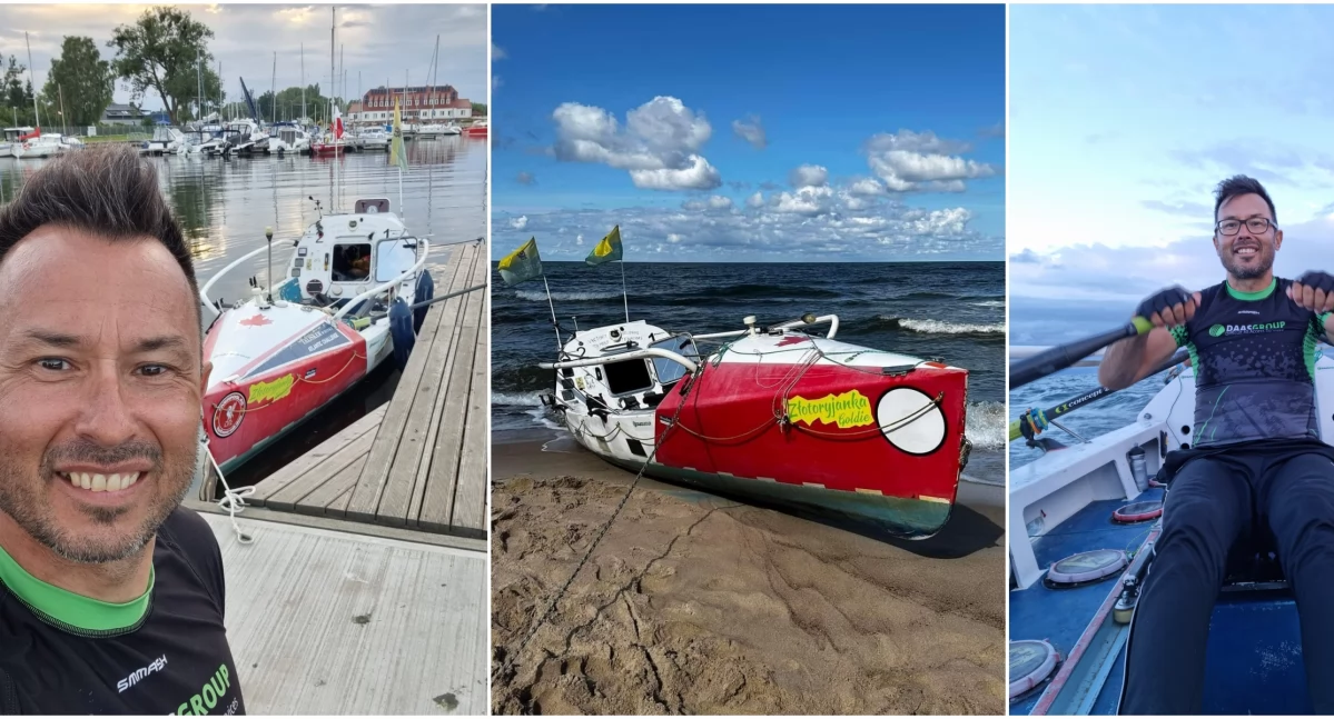 Złotoryjanka przypłynie do Elbląga. Dariusz Kotala pokaże oceaniczną łódź i projekt „Boat Bike And Me” podczas XIX Elbląskiego Święta Chleba