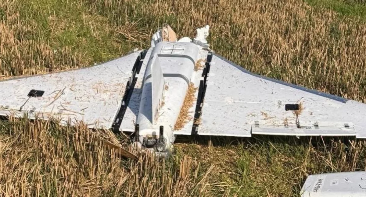 Pod Elblągiem spadł rosyjski dron