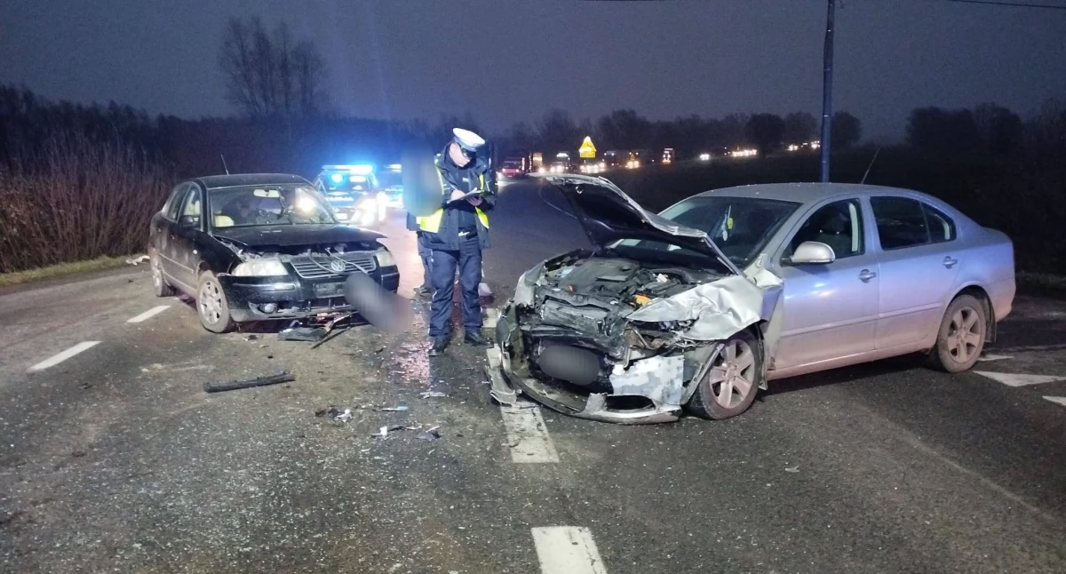 Wypadek w Szopach