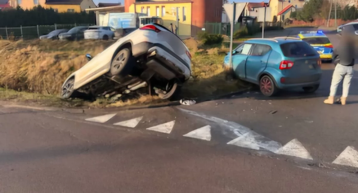 Kolizja na ul. Fromborskiej