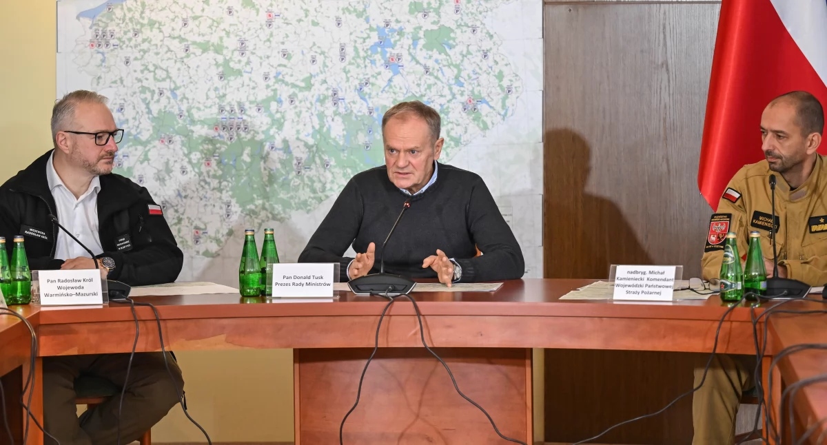 Donald Tusk na odprawie w Elblągu: Duch mobilizacji nie może nas opuścić
